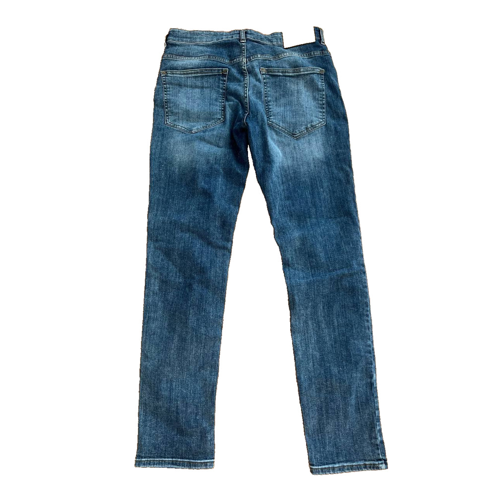 Denim & Co. Mens Denim Jeans Button Fly Stretch Blue 32/32 A000863 - Picture 4 of 8